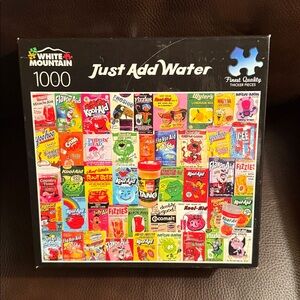 White Mountain Just Add Water Puzzle - Colorful Collage